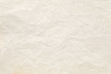 Buruşmuş beyaz kağıt arkaplan dokusu