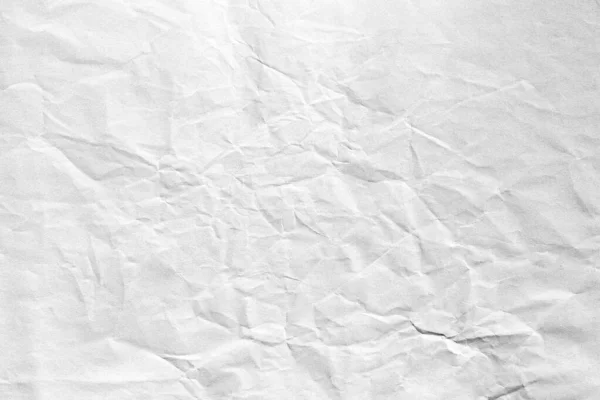 Velho Crumpled White Paper Fundo Textura — Fotografia de Stock