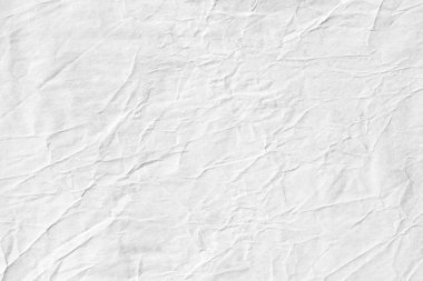 Buruşmuş detayların olduğu beyaz kağıt