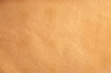Kahverengi Kraft kağıt hamuru makro dokusu hafif kırışıklık ile yakın çekim