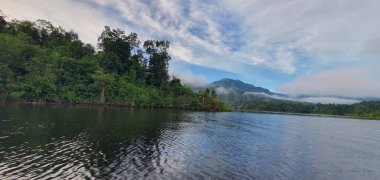 Milford Ses ve Kuşkulu Ses 'in Dağları ve Fiyortları, Yeni Zelanda. Bengoh Vadisi, Sarawak.