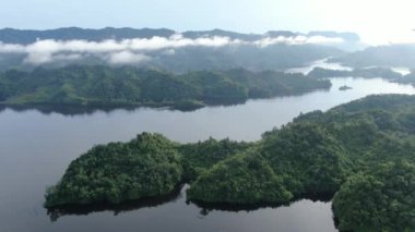 Milford Ses ve Kuşkulu Ses 'in Dağları ve Fiyortları, Yeni Zelanda. Bengoh Vadisi, Sarawak.