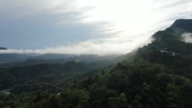 Milford Ses ve Kuşkulu Ses 'in Dağları ve Fiyortları, Yeni Zelanda. Bengoh Vadisi, Sarawak.