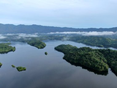 Milford Ses ve Kuşkulu Ses 'in Dağları ve Fiyortları, Yeni Zelanda. Bengoh Vadisi, Sarawak.