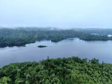 Milford Ses ve Kuşkulu Ses 'in Dağları ve Fiyortları, Yeni Zelanda. Bengoh Vadisi, Sarawak.