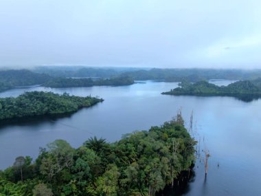 Milford Ses ve Kuşkulu Ses 'in Dağları ve Fiyortları, Yeni Zelanda. Bengoh Vadisi, Sarawak.