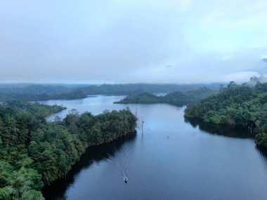 Milford Ses ve Kuşkulu Ses 'in Dağları ve Fiyortları, Yeni Zelanda. Bengoh Vadisi, Sarawak.