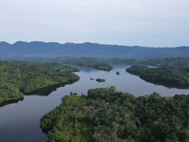 Milford Ses ve Kuşkulu Ses 'in Dağları ve Fiyortları, Yeni Zelanda. Bengoh Vadisi, Sarawak.