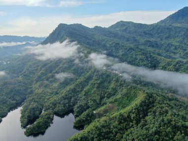 Milford Ses ve Kuşkulu Ses 'in Dağları ve Fiyortları, Yeni Zelanda. Bengoh Vadisi, Sarawak.