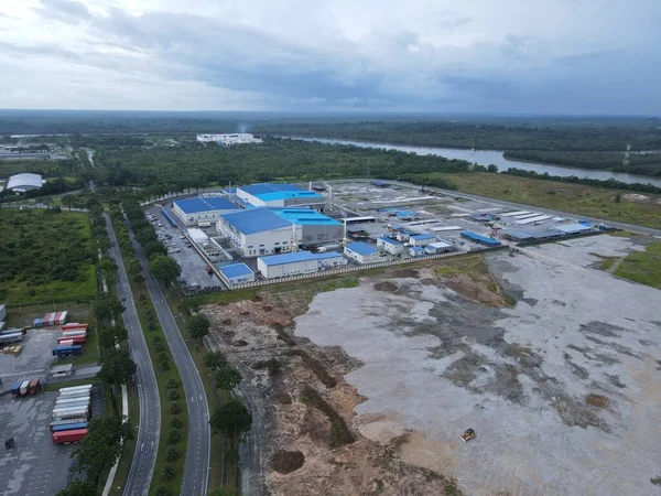 Kuching Sarawak Malasia Noviembre 2020 Zona Industrial Luz Samajaya Donde — Foto de Stock