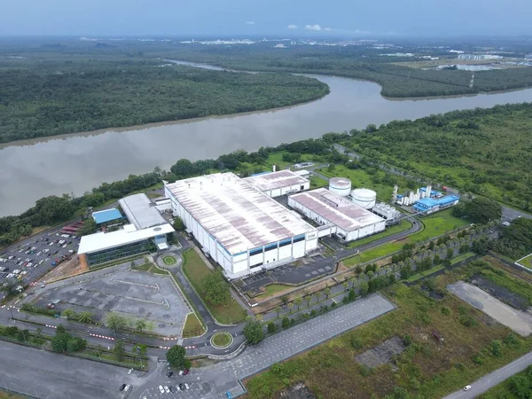 Kuching Sarawak Malasia Noviembre 2020 Zona Industrial Luz Samajaya Donde — Foto de Stock
