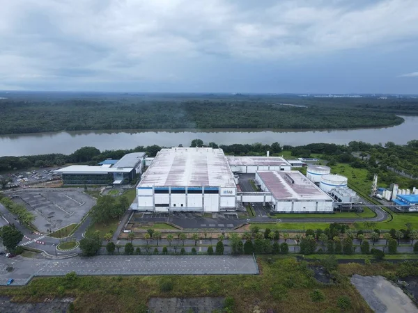 Kuching Sarawak Malasia Noviembre 2020 Zona Industrial Luz Samajaya Donde — Foto de Stock