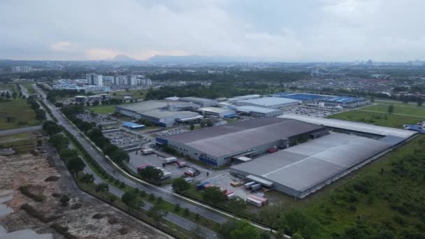 Kuching Sarawak Malaysia November 2020 Samajaya Light Industrial Zone All — 图库视频影像