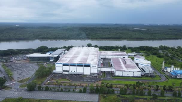 Kuching Sarawak Malasia Noviembre 2020 Zona Industrial Luz Samajaya Donde — Vídeos de Stock