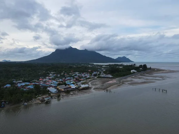 Buntal Sarawak Malaysia December 2020 Beautiful Fishing Village Buntal Sarawak — 스톡 사진