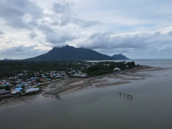 Buntal Sarawak Malaysia December 2020 Beautiful Fishing Village Buntal Sarawak — 스톡 사진