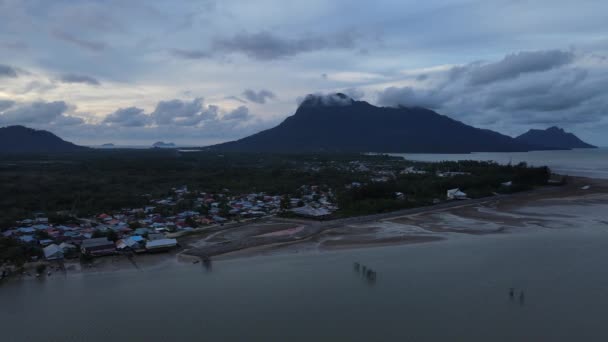 Buntal Sarawak Malezya Aralık 2020 Sarawak Malezya Daki Güzel Balıkçı — Stok video