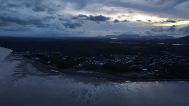 Buntal Sarawak Malaisie Décembre 2020 Magnifique Village Pêcheurs Buntal Sarawak — Video