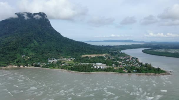 Buntal Sarawak Malaisie Décembre 2020 Magnifique Village Pêcheurs Buntal Sarawak — Video