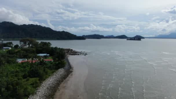 Buntal Sarawak Malaisie Décembre 2020 Magnifique Village Pêcheurs Buntal Sarawak — Video