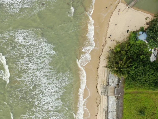 Santubong Sarawak Maleisië December 2020 Creatieve Luchtfoto Van Santubong Damai — Stockfoto