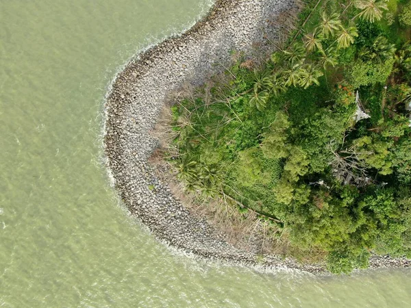 Santubong Sarawak Malasia Diciembre 2020 Fotografías Aéreas Creativas Las Playas — Foto de Stock