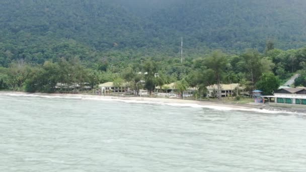 Photographies Aériennes Créatives Des Plages Santubong Damai Sarawak Malaisie Bord — Video