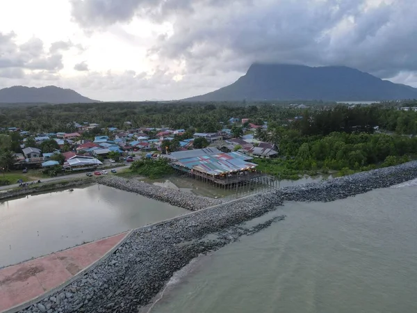 Santubong Sarawak Malaysia Dezember 2020 Kreative Luftaufnahmen Der Strände Santubong — Stockfoto