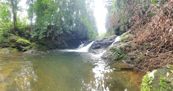 Praia Sematã Litoral Parte Mais Meridional Sarawak Ilha Bornéu — Fotografia de Stock