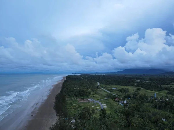 Sematan Strand Partvonal Legdélebbi Része Sarawak Borneo Sziget — Stock Fotó