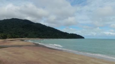 Telok / Teluk Melano Sahil ve Plajı Sarawak ve Borneo Adası 'nın Tanjung Datu bölgesinin en güney ucunda.