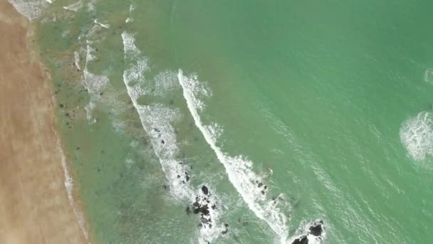 Die Telok Teluk Melano Küste Und Strand Südlichsten Zipfel Des — Stockvideo