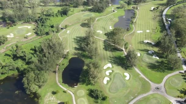 Kuching Sarawak Malásia Fevereiro 2020 Campo Golfe Sarawak Golf Club — Vídeo de Stock