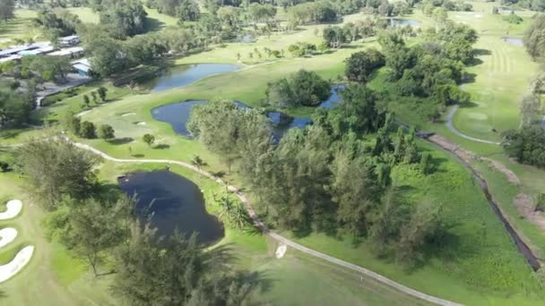 Kuching Sarawak Malajzia Február 2020 Sarawak Golf Club Golfpálya Gyönyörű — Stock videók