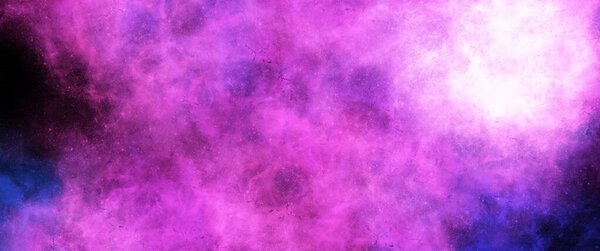 Infinite space background with nebulas and stars