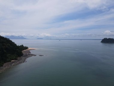 Malezya 'nın Borneo Adası' ndaki pek çok kişi tarafından keşfedilmemiş Satang Adası 'nın Gizemli Cenneti.