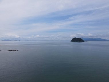 Malezya 'nın Borneo Adası' ndaki pek çok kişi tarafından keşfedilmemiş Satang Adası 'nın Gizemli Cenneti.