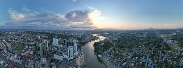 Kuching Sarawak Malajsie Dubna 2021 Památkové Budovy Turistické Atrakce Města — Stock fotografie