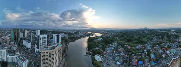 Kuching Sarawak Malaysia April 2021 Landmark Buildings Tourist Attraction Areas — 스톡 사진