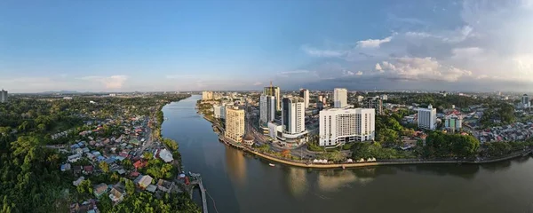 Kuching Sarawak Malaysia April 2021 Пам Ятні Будівлі Туристичні Пам — стокове фото