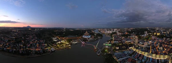 Kuching Sarawak Malaysia May 2021 Buildings Landmarks Scenery Kuching City — Stock Photo, Image