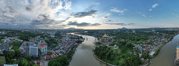 Kuching Sarawak Malaysia May 2021 Building Landmarks Stances Kuching City — 스톡 사진