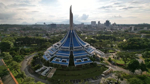 Kuching Sarawak Maleisië Mei 2021 Gebouwen Bezienswaardigheden Het Landschap Van — Stockfoto