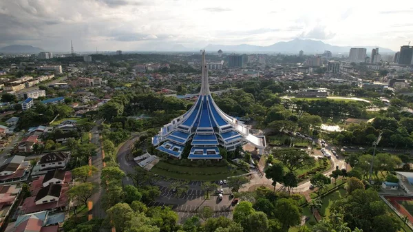 Kuching Sarawak Malásia Maio 2021 Edifícios Marcos Paisagens Cidade Kuching — Fotografia de Stock