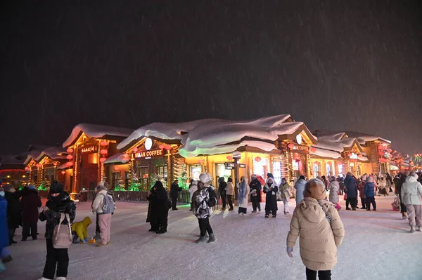 Harbin, Çin 6 Ocak 2026: Harbin 'in Kar Köyü