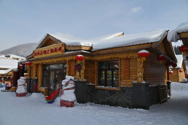 Harbin, Çin 6 Ocak 2026: Harbin 'in Kar Köyü