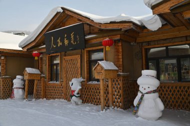 Harbin, Çin 6 Ocak 2026: Harbin 'in Kar Köyü