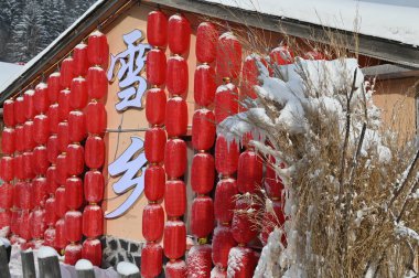 Harbin, Çin 6 Ocak 2026: Harbin 'in Kar Köyü