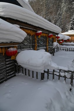 Harbin, Çin 6 Ocak 2026: Harbin 'in Kar Köyü