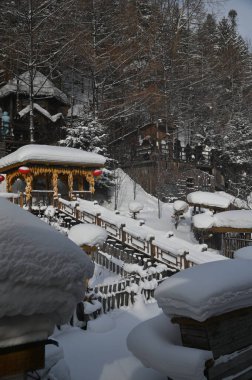 Harbin, Çin 6 Ocak 2026: Harbin 'in Kar Köyü